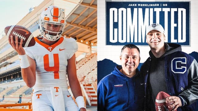 Former Tennessee QB Jake Merklinger Transfers to UConn