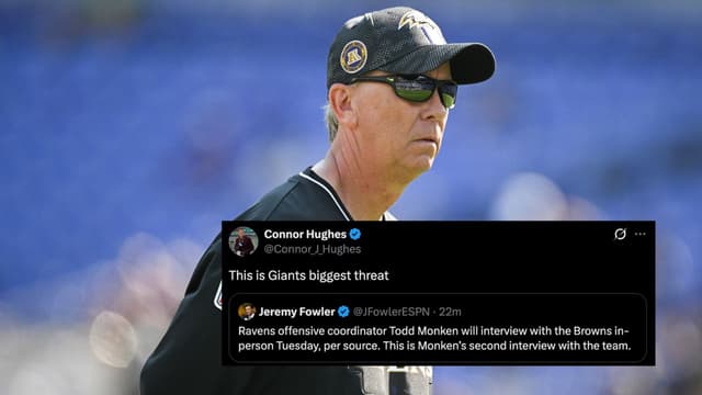 Todd Monken’s Browns Interview Emerges as Giants’ Biggest Threat