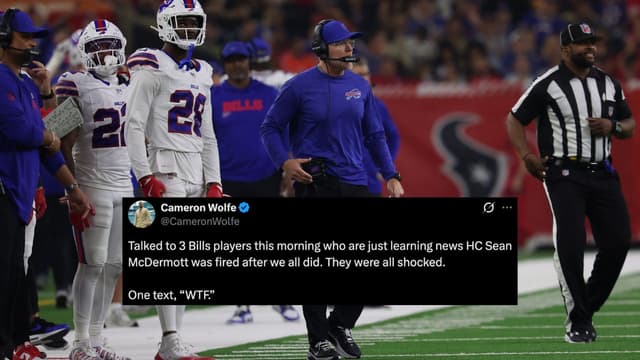 "WTF": Bills Locker Room Stunned by Sean McDermott Firing