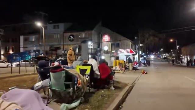 Indiana Fans Freeze It Out for CFP Title Night in Bloomington
