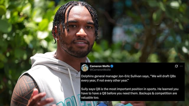 Jon-Eric Sullivan Dodges Tua Tagovailoa Questions After Late-Season Benching