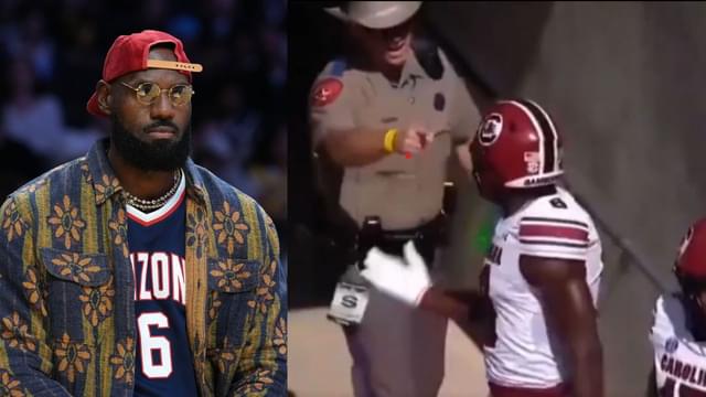 LeBron James Rips A&M Officer for Confronting Nyck Harbor After TD