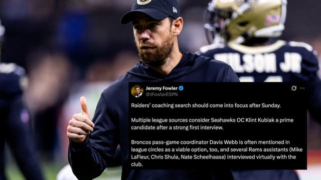 Klint Kubiak Viewed as Front-Runner in Raiders HC Search