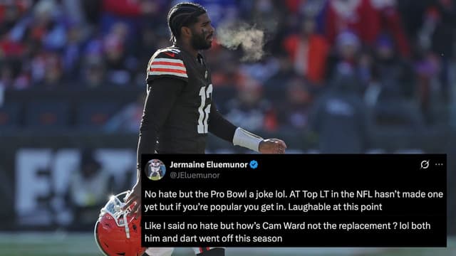 "How's Cam Ward Not The Replacement?": Giants OT On Shedeur Sanders' "Joke" Pro Bowl Nod