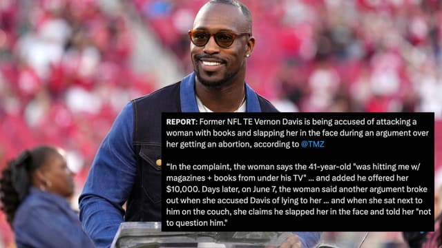 Ex-NFL Tight End Vernon Davis Accused of Physical Assault, Per TMZ