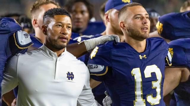 Notre Dame HC Marcus Freeman Raves About CJ Carr’s Team-First Mentality