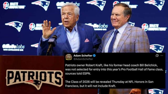 After Bill Belichick, Patriots Owner Robert Kraft Also Misses Hall of Fame Cut