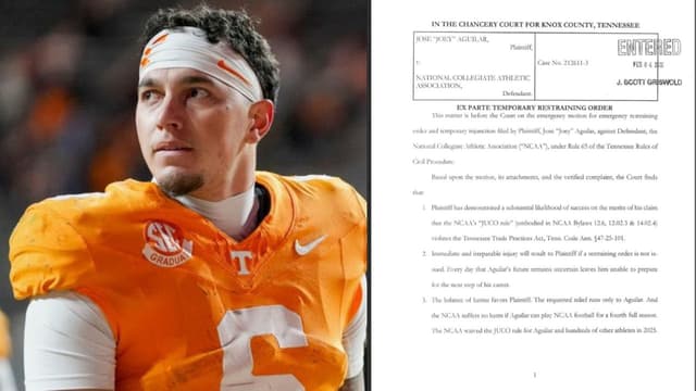 Joey Aguilar Wins Temporary Court Order Against NCAA Eligibility Rules