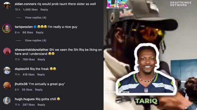 Seahawks Players Name Tariq Woolen the ‘Do Not Date My Sister’ Teammate