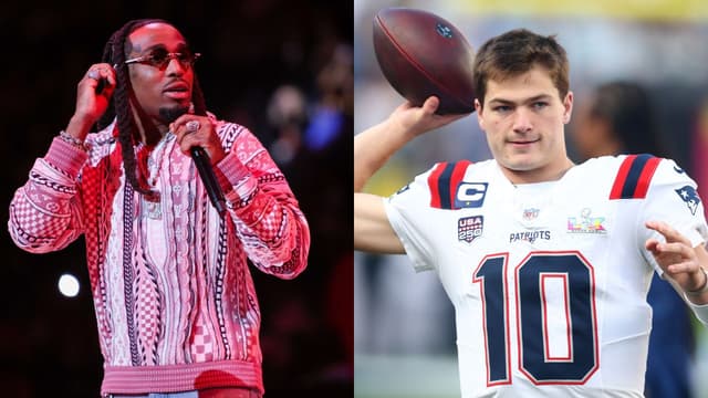 Quavo Still Riding With Drake Maye Despite $100K Super Bowl Miss