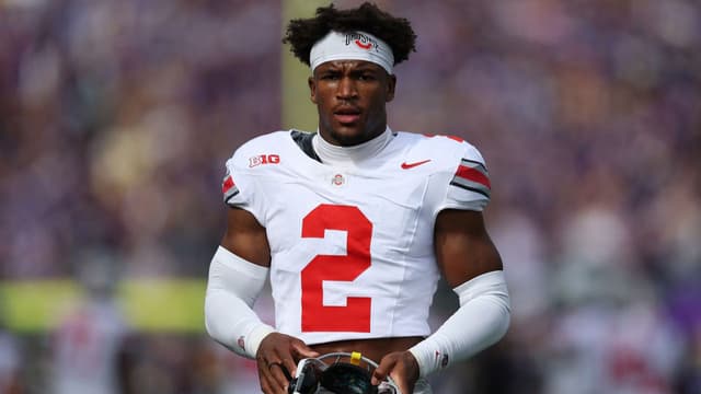 Ohio State’s Caleb Downs Meets With Steelers at Combine