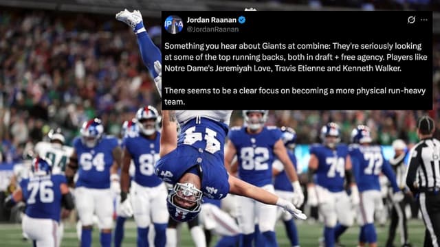 Giants Looking to Add Star RBs as They Shift to Run-Heavy Identity