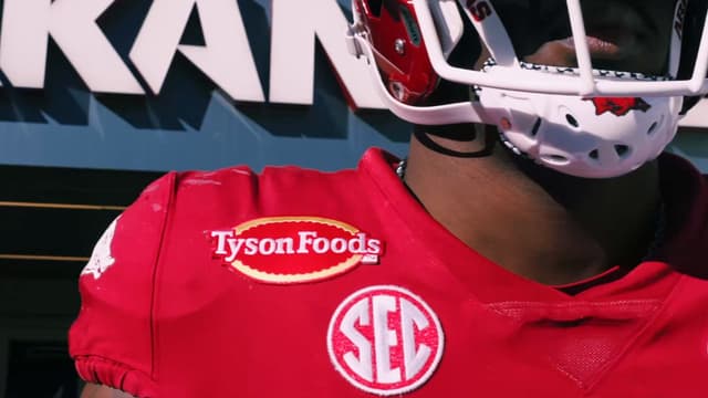 Arkansas Lands Major Jersey Patch Deal With Tyson Foods