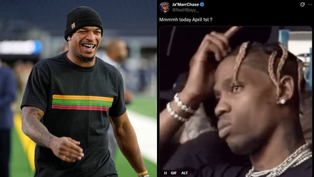 Ja’Marr Chase Reacts to Ravens’ Maxx Crosby, Trey Hendrickson Moves