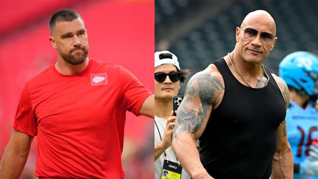Travis Kelce Tells The Rock He Wants To Wrestle